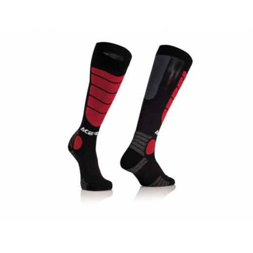 Гольфы кроссовые Acerbis MX IMPACT Black/Red, XXL (р.45-47) pitbikemarket.ru