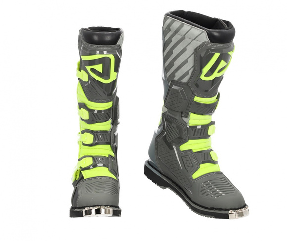 Мотоботы кроссовые Acerbis X-RACE Grey/Yellow, (р.43) pitbikemarket.ru