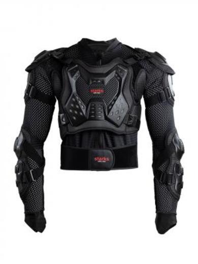 STARKS Body Armor Solid Chest Моточерепаха  (Чёрный) (M) pitbikemarket.ru