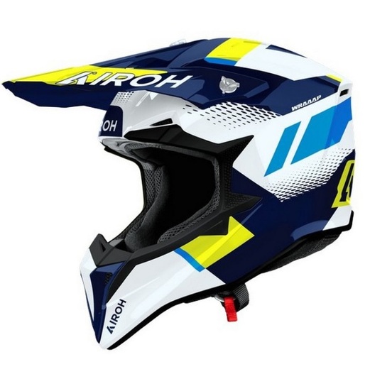 Шлем Airoh WRAAAP VISION Yellow/Blue Gloss, XL pitbikemarket.ru